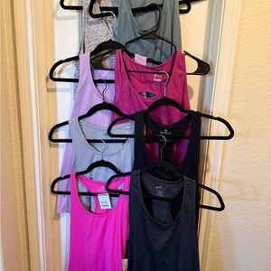 Assorted Sleeveless Workout Tank Tops Mostly L